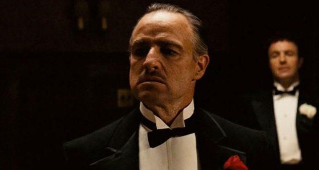 مارلون براندو در فیلم Godfather
