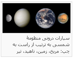 سیارات درونی منظومه شمسی