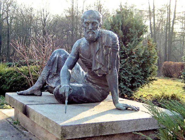 مجسمه ارشمیدس مجسمه برنزی ارشمیدس در برلین