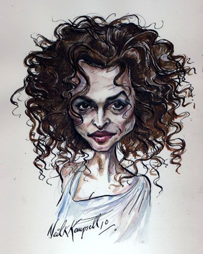 کاریکاتور هلنا بونهام کارتر - Helena Bonham Carter
