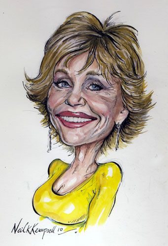 کاریکاتور جین فوندا - Jane Fonda
