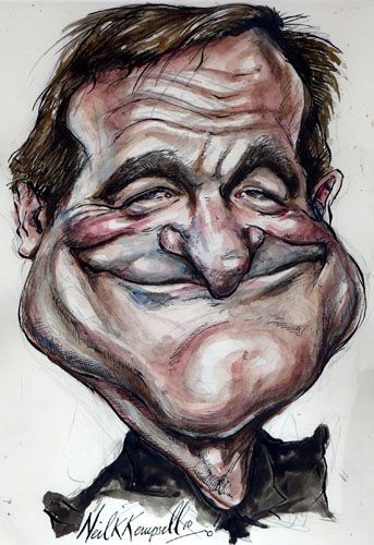 کاریکاتور رابین ویلیامز - Robin Williams