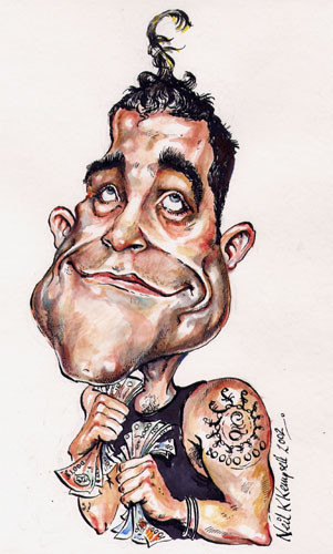 کاریکاتور رابی ویلیامز - Robbie Williams