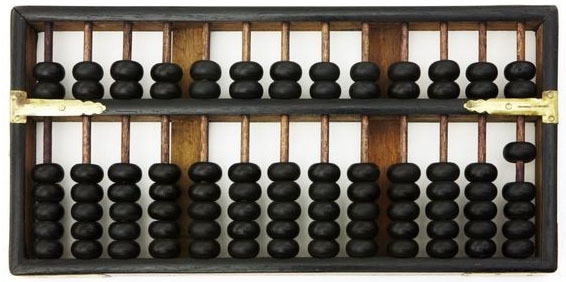 انواع چرتکه: چینی (سوانپان)