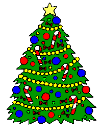 گیف درخت کریسمس