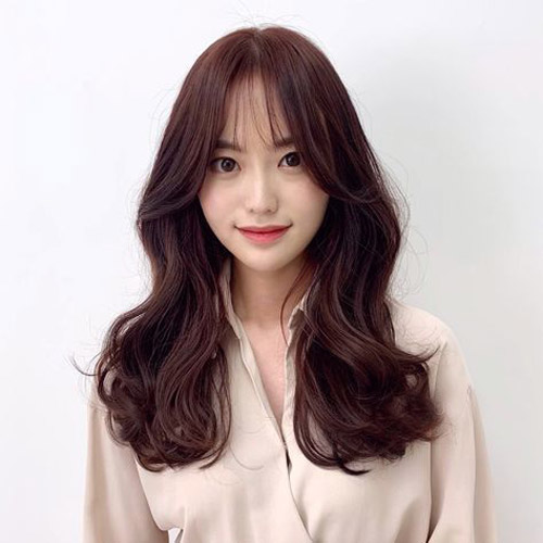 مدل موی بلند دخترانه کره ای ۲۰۲۳