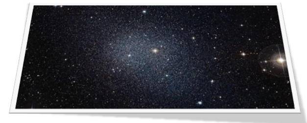 تصویری از یک کهکشان در فضا