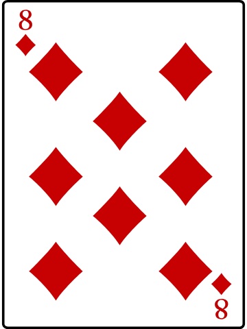 معمای تصویری: ۸ پنهان روی ورق